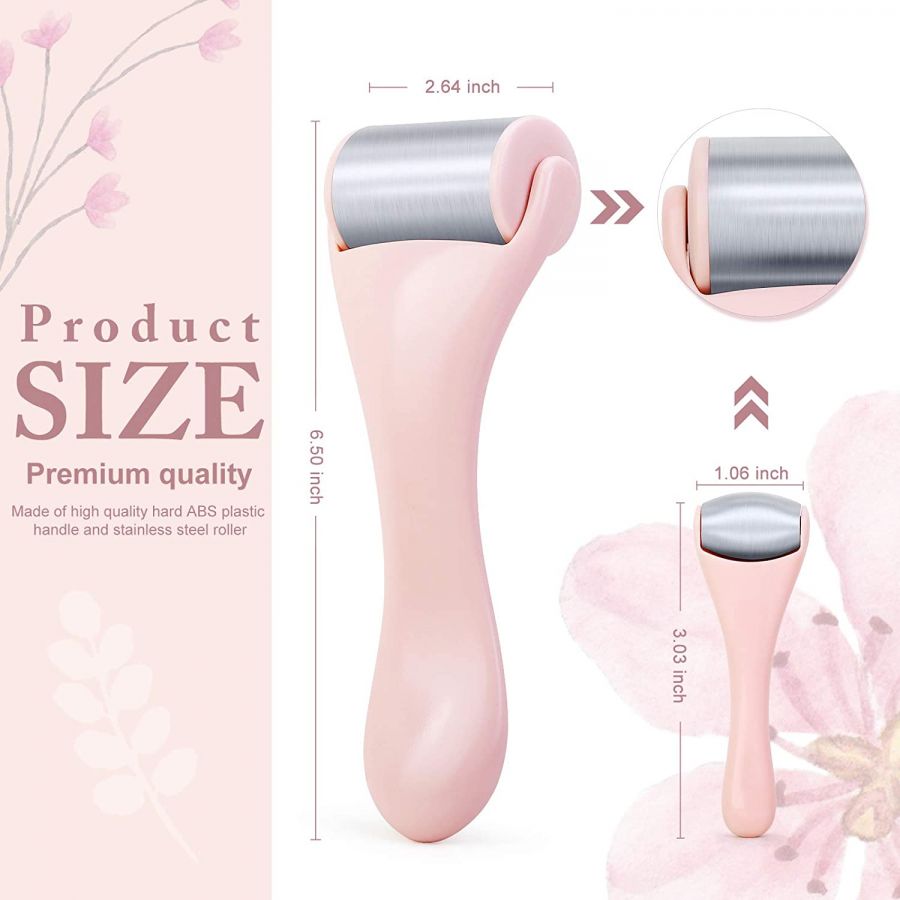 Ice Roller for Face Stainless Steel Facial Roller for Skin Care